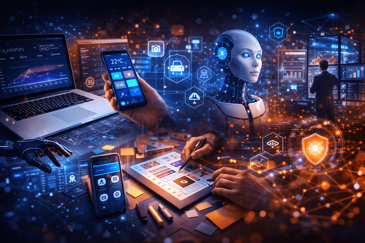 SESNOV développe des applications web, CRM et solutions digitales sur mesure pour entreprises et hôtels au Maroc. Devis gratuit sous 24h.